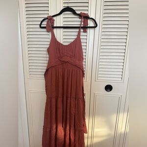 Altar'd State Terracotta Maxi Dress